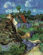 Vincent Van Gogh Houses in Auvers oil painting on canvas